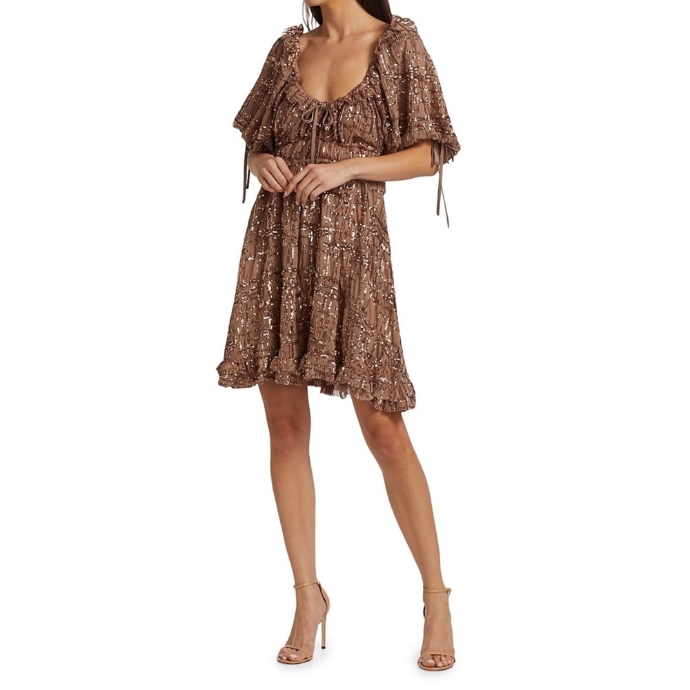 EN SAISON Sequin-Embellished Mini-Dress NWT